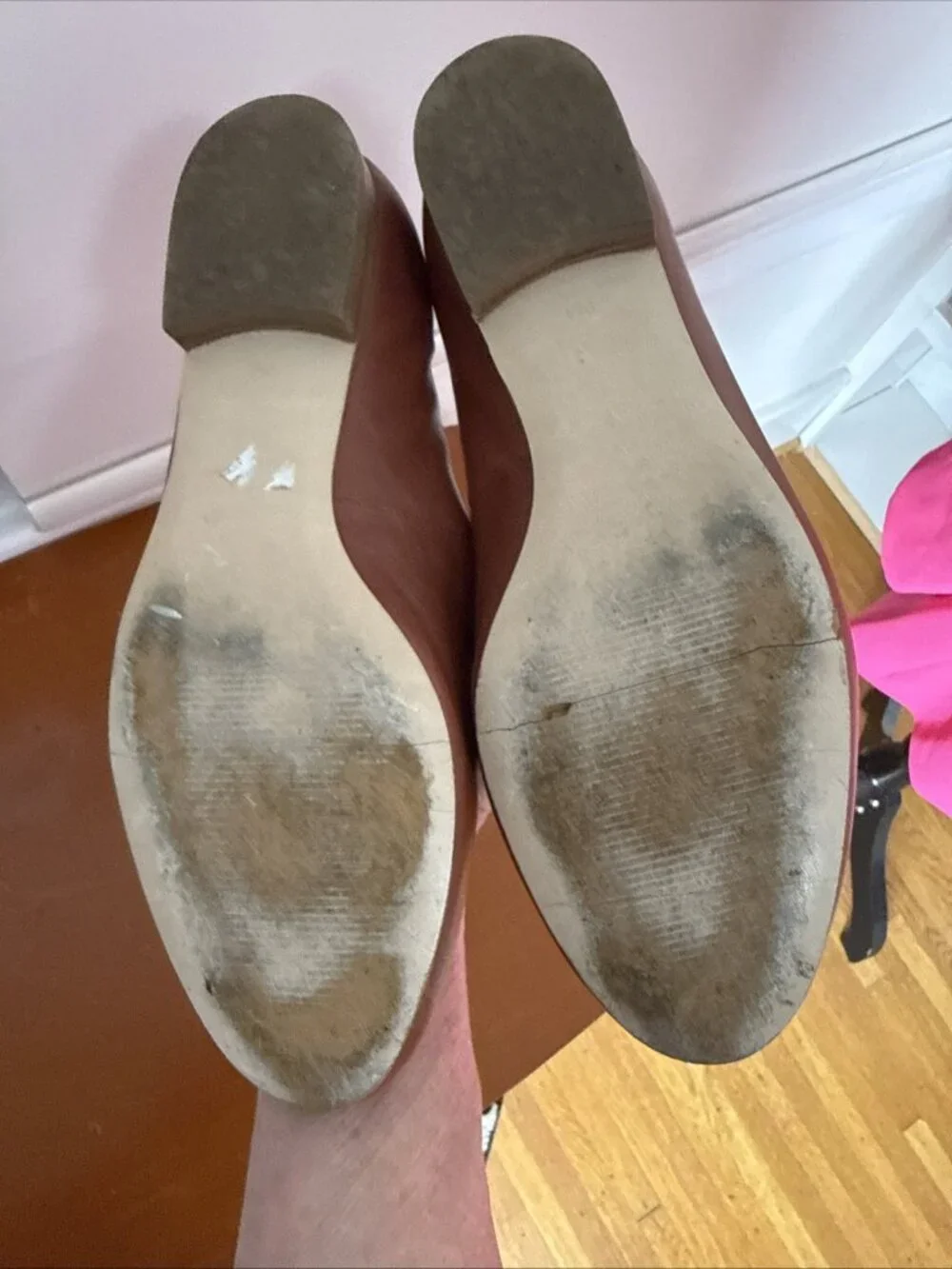 Talbots Women’s Brown Luggage Horse Bit Detail Loafers Shoes Size 9 Leather